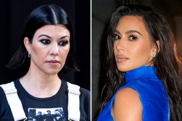 Kim leaks Kourtney's private text messages amid nasty feud in new video