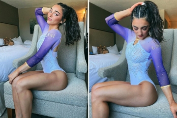 Olivia Dunne posts cheeky reply to Elena Arenas' stunning new leotard post
